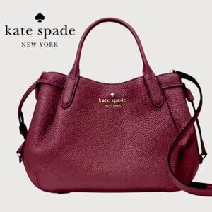 Kate Spade New York Purse- Dumpling Small Satchel- Blackberry Preserves